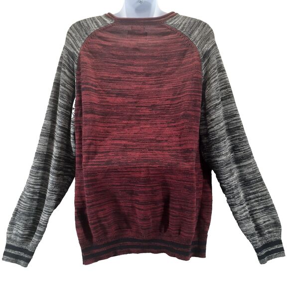 American Rag Mens Varsity Cotton Knit SIze 2XL Red/Gray/Black Winter Fall Comfy - Picture 7 of 8